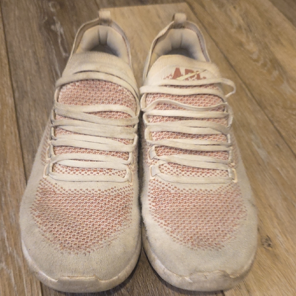 APL Men's Athletic Shoes in Beige and Pink